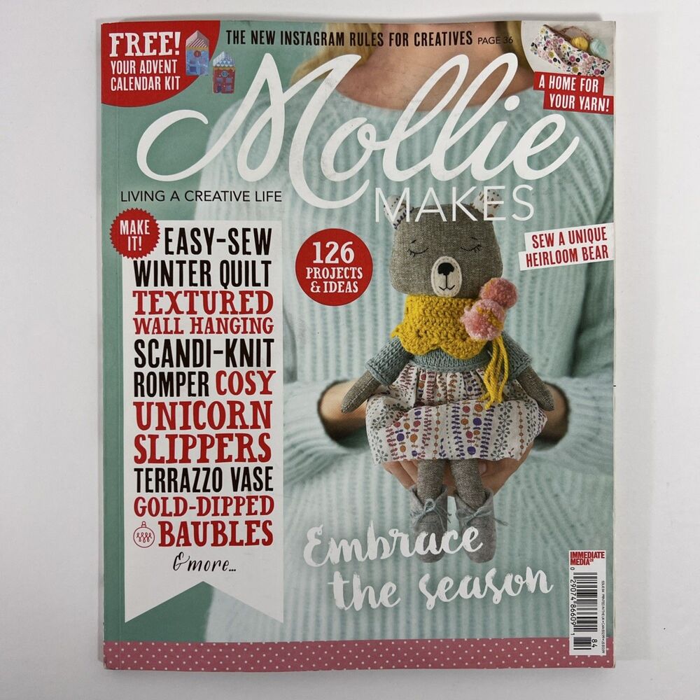 Mollie Makes Magazine - September 2017 - Embrace the Season - Back Issue